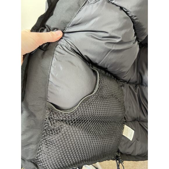 The North Face Men's Goose Down Parka Puffer Jacket Size L Black Fur Hood Winter - Picture 4 of 12